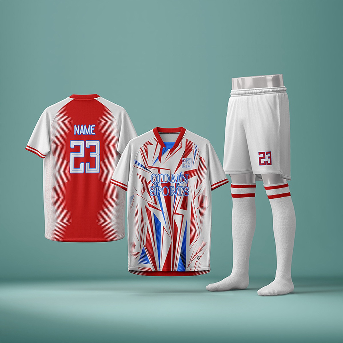 Raglan Football Kit — custom manufactured by Qidian Sports