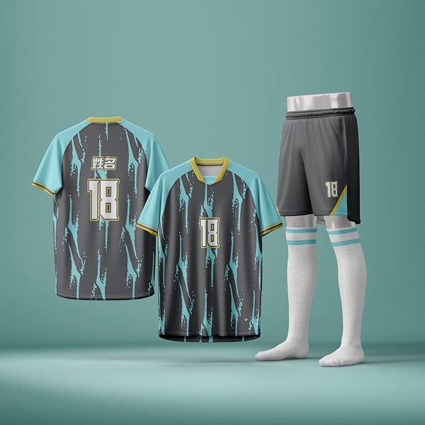 Raglan Football Kit in Sage Flash