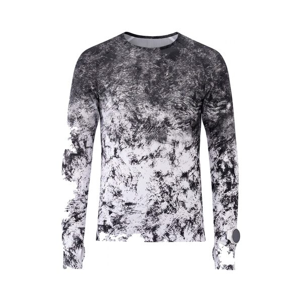 Mesh Long-Sleeve 2.0 in Ink White