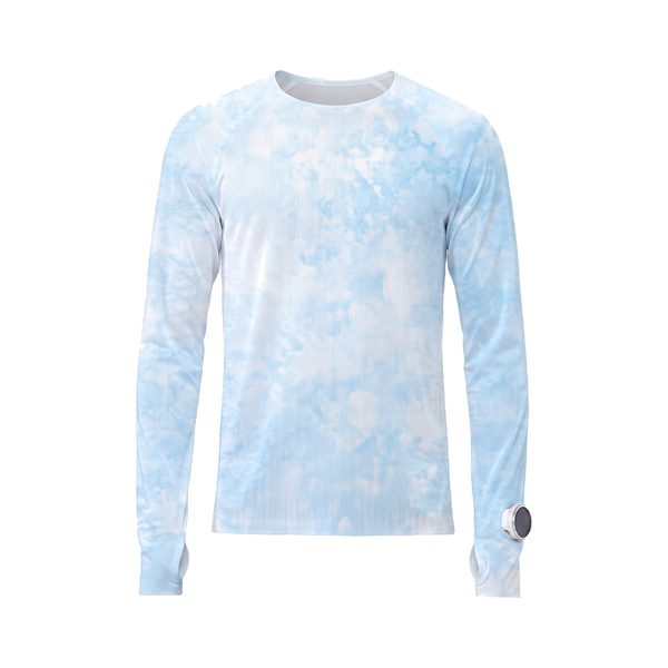 Mesh Long-Sleeve 2.0 in Ice Blue