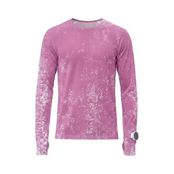 Mesh Long-Sleeve 2.0 in Rose Dot