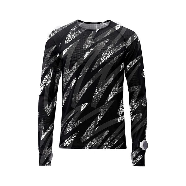 Mesh Long-Sleeve 2.0 in Black Arrows