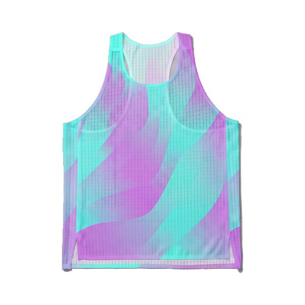 Performance Singlet in Neon Watercolour