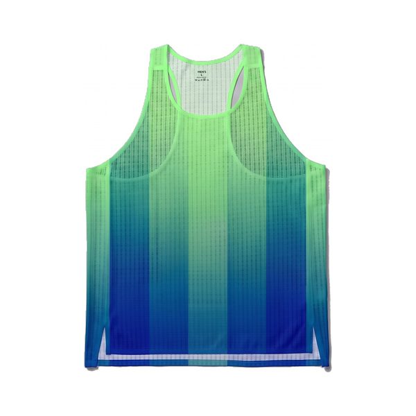 Performance Singlet in Lime Aurora