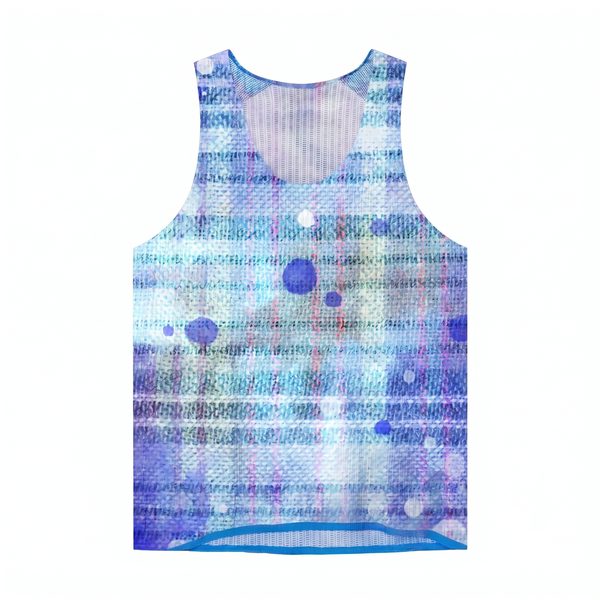Tie-Dye Running Vest in Nebula Ripple